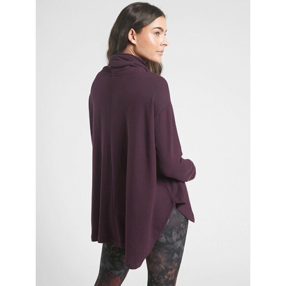 Athleta Women's S Small Ethereal Brushed Funnel Neck Sweater Style S/510381-04 - Picture 2 of 11